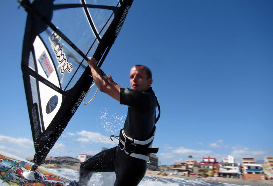 Windsurfing i kitesurfing w El Medano  i El Cabezo, czyli 23.01.2013 na Teneryfie