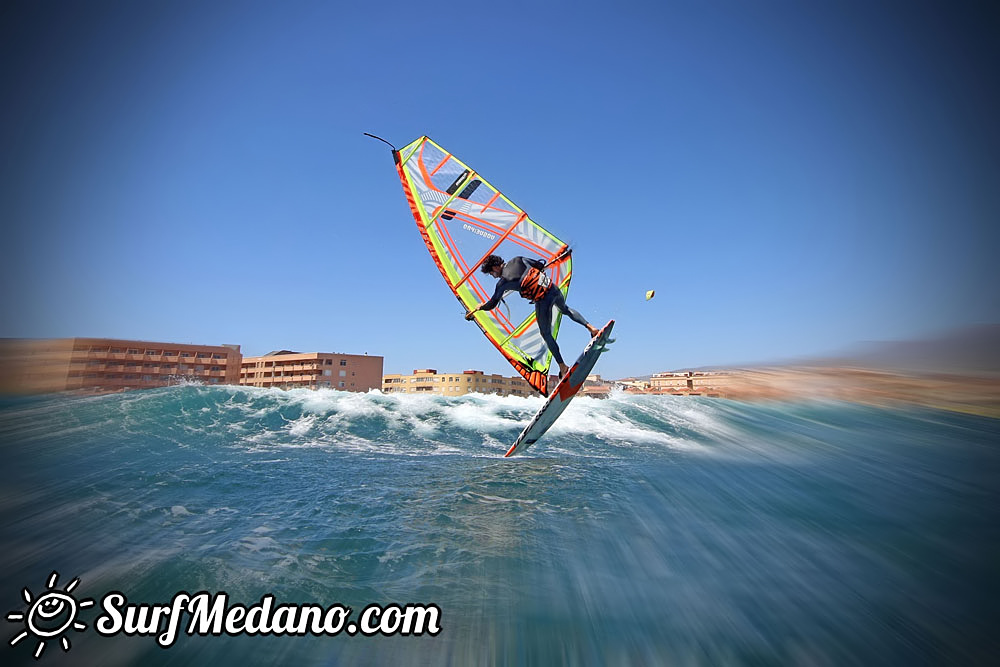  Wave windsurfing at El Cabezo in EL Medano 12-03-2017 Tenerife