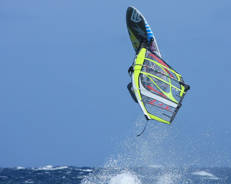 Windsurfing i kitesurfing w El  i El Cabezo, czyli 21.02.2011 na Teneryfie