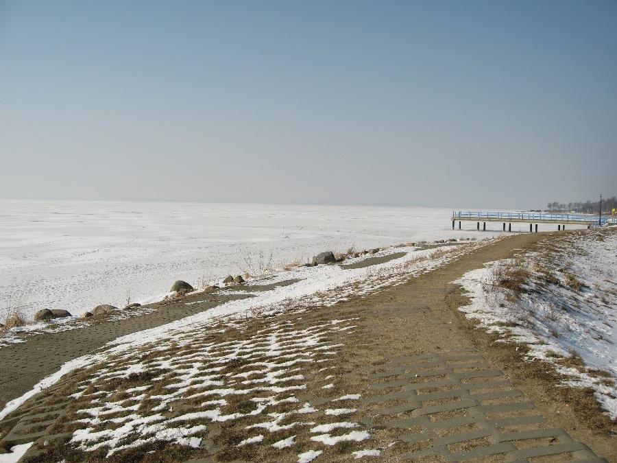 Zalodzona Zatoka Pucka i Gdaska