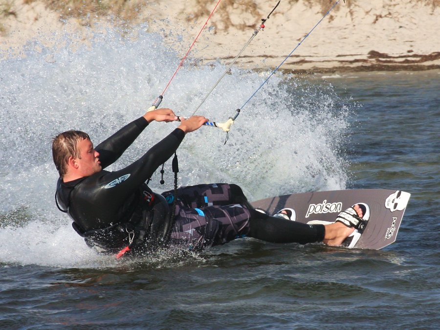 Kitesurfing w Jastarni na Pwyspie Helskim