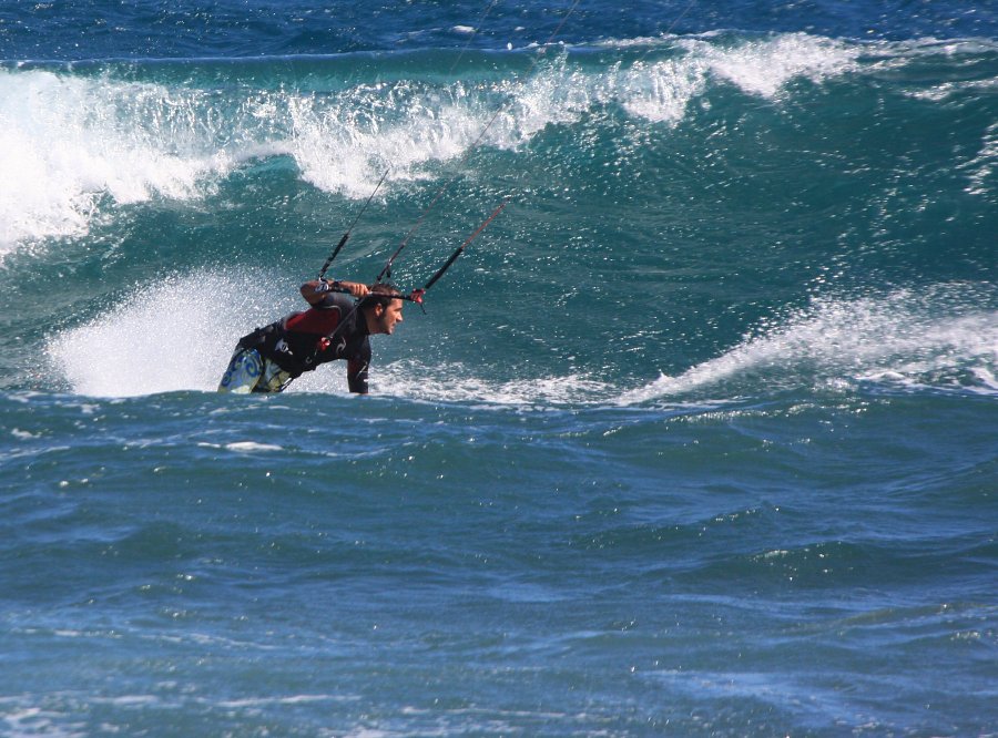 Windsurfing i kitesurfing w El Medano  i El Cabezo, czyli 22.11.2011 na Teneryfie