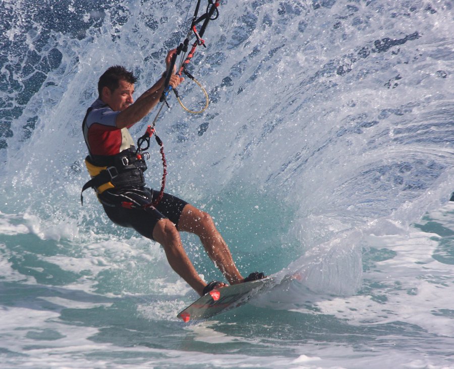 Windsurfing i kitesurfing w El Medano  i El Cabezo, czyli 22.11.2011 na Teneryfie