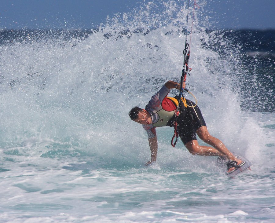 Windsurfing i kitesurfing w El Medano  i El Cabezo, czyli 22.11.2011 na Teneryfie