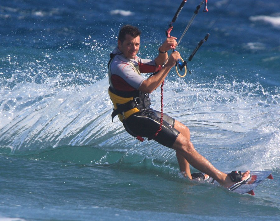 Windsurfing i kitesurfing w El Medano  i El Cabezo, czyli 22.11.2011 na Teneryfie