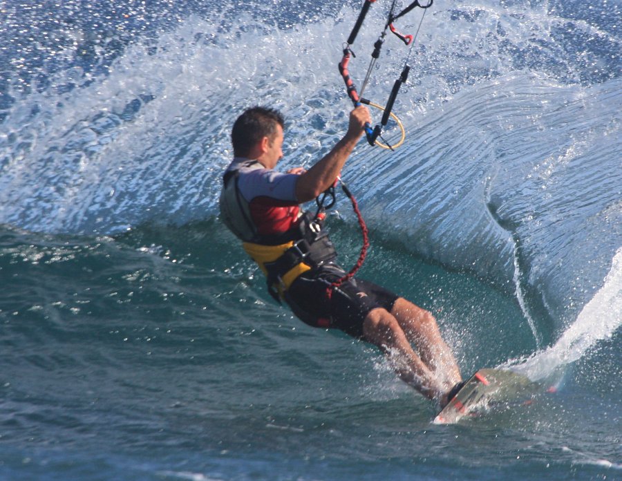 Windsurfing i kitesurfing w El Medano  i El Cabezo, czyli 22.11.2011 na Teneryfie