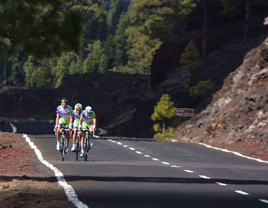 Basso, Nibali, Szmyd i spka, czyli Liquigas trenuje na Teide na Teneryfie