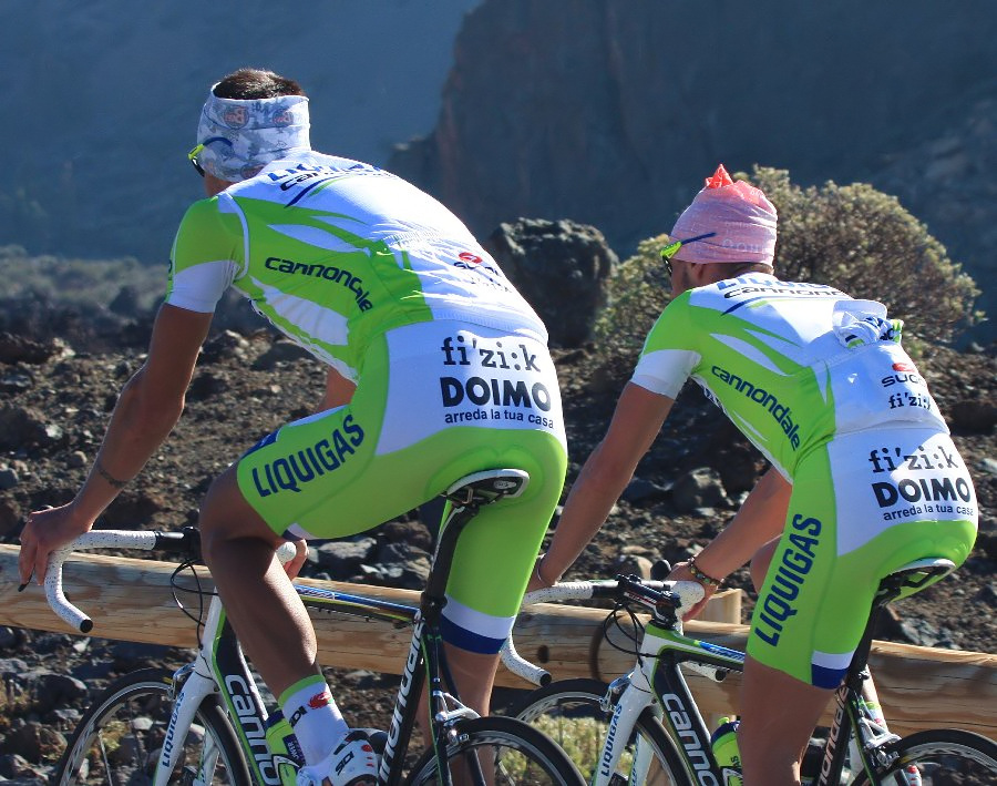 Basso, Nibali, Szmyd i spka, czyli Liquigas trenuje na Teide na Teneryfie