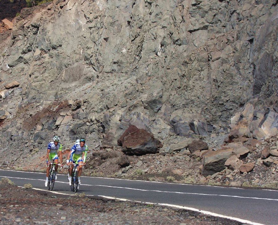 Basso, Nibali, Szmyd i spka, czyli Liquigas trenuje na Teide na Teneryfie