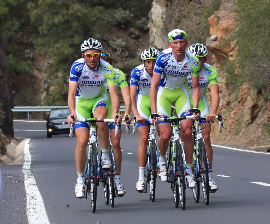 Basso, Nibali, Szmyd i spka, czyli Liquigas trenuje na Teide na Teneryfie