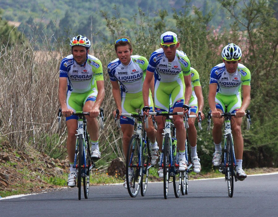 Basso, Nibali, Szmyd i spka, czyli Liquigas trenuje na Teide na Teneryfie