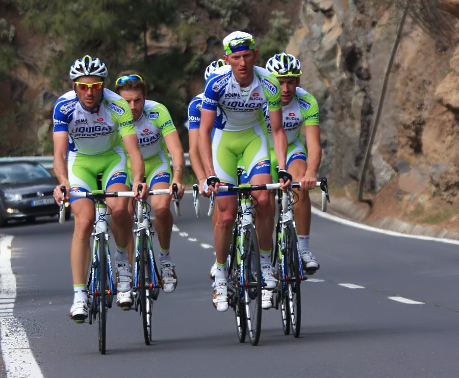 Basso, Nibali, Szmyd i spka, czyli Liquigas trenuje na Teide na Teneryfie