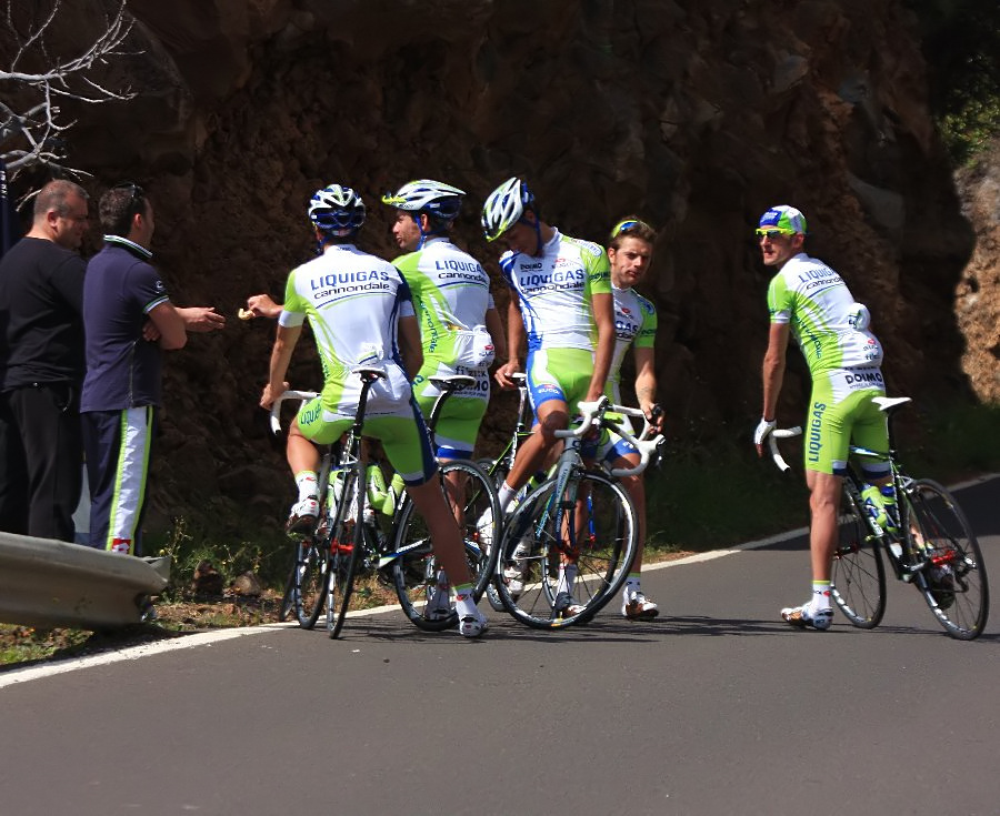 Basso, Nibali, Szmyd i spka, czyli Liquigas trenuje na Teide na Teneryfie