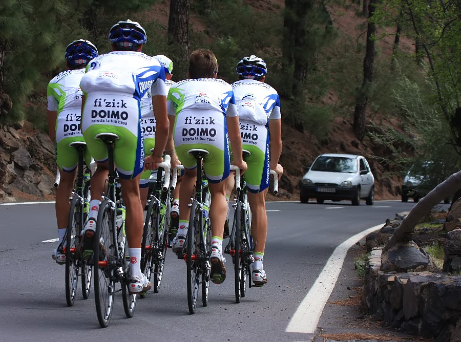 Basso, Nibali, Szmyd i spka, czyli Liquigas trenuje na Teide na Teneryfie