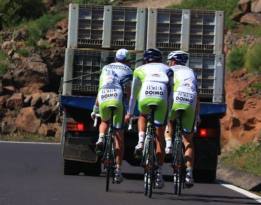 Basso, Nibali, Szmyd i spka, czyli Liquigas trenuje na Teide na Teneryfie