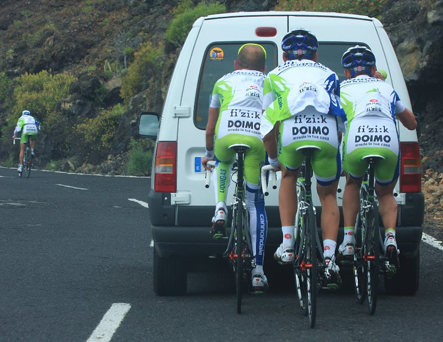 Basso, Nibali, Szmyd i spka, czyli Liquigas trenuje na Teide na Teneryfie