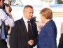 Kanclerz Merkel i Prezydent Komorowski w Jastarni na Pwyspie Helskim 