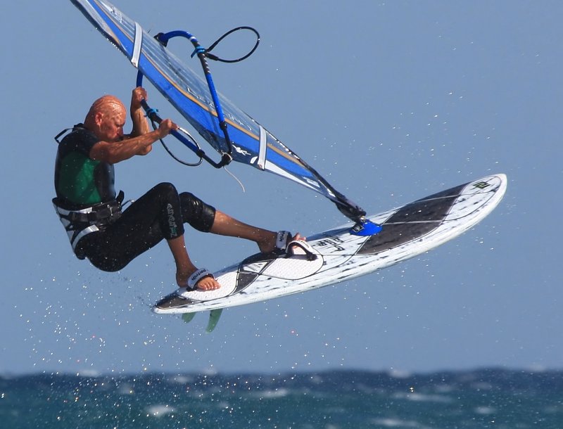 Windsurfing i kitesurfing w El Medano  i El Cabezo, czyli 18.01.2012 na Teneryfie
