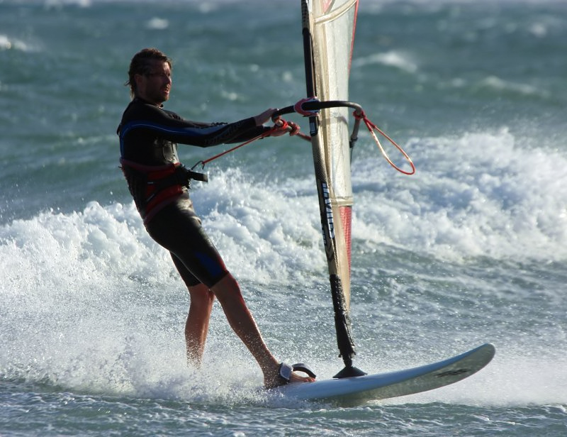Windsurfing i kitesurfing w El Medano  i El Cabezo, czyli 04.02.2012 na Teneryfie