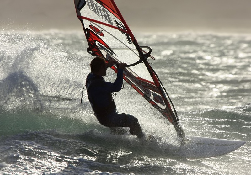 Windsurfing i kitesurfing w El Medano  i El Cabezo, czyli 04.02.2012 na Teneryfie