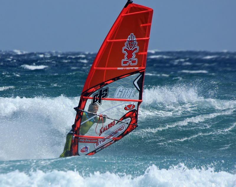 Windsurfing i kitesurfing w El Medano  i El Cabezo, czyli 04.02.2012 na Teneryfie