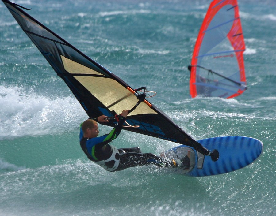 Windsurfing i kitesurfing w El Medano  i El Cabezo, czyli 04.02.2012 na Teneryfie