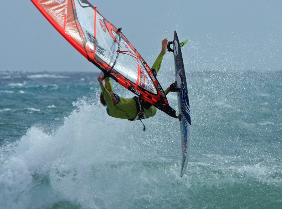 Windsurfing i kitesurfing w El Medano  i El Cabezo, czyli 04.02.2012 na Teneryfie