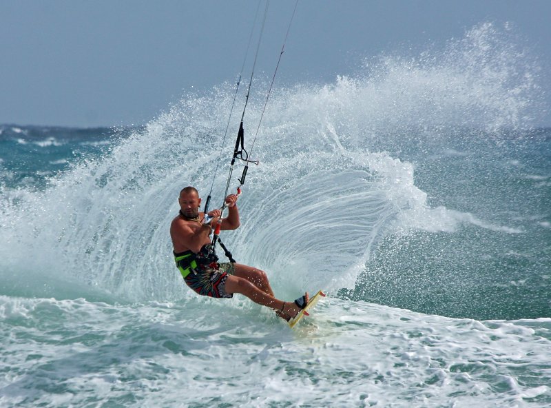 Windsurfing i kitesurfing w El Medano  i El Cabezo, czyli 04.02.2012 na Teneryfie