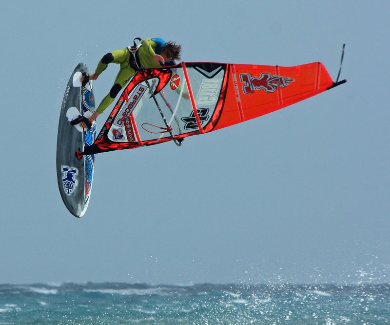 Windsurfing i kitesurfing w El Medano  i El Cabezo, czyli 04.02.2012 na Teneryfie