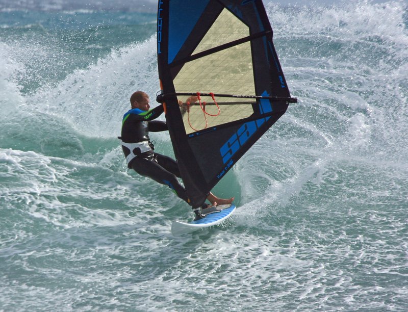 Windsurfing i kitesurfing w El Medano  i El Cabezo, czyli 04.02.2012 na Teneryfie