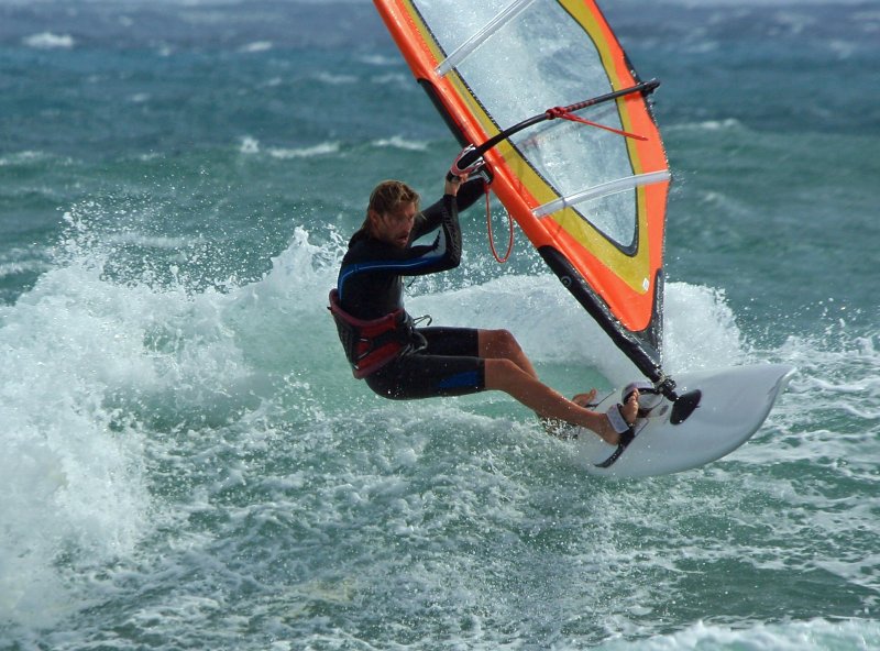 Windsurfing i kitesurfing w El Medano  i El Cabezo, czyli 04.02.2012 na Teneryfie