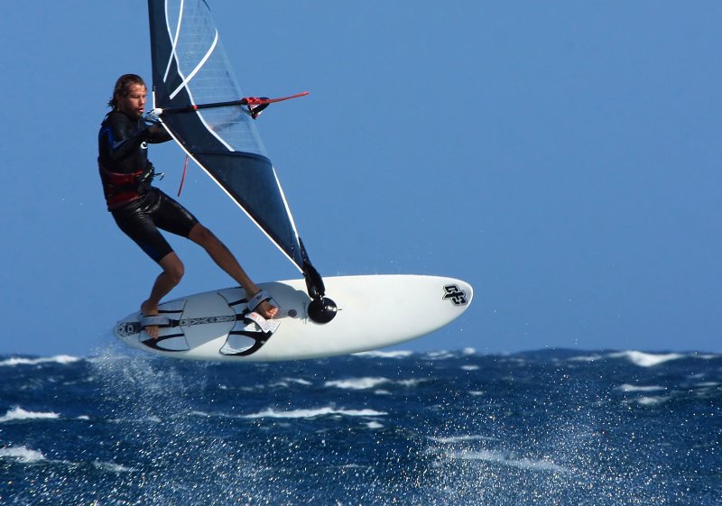 Windsurfing i kitesurfing w El Medano  i El Cabezo, czyli 04.02.2012 na Teneryfie