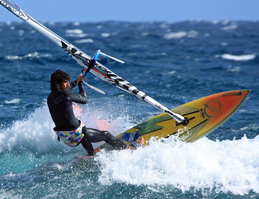 Windsurfing i kitesurfing w El Medano  i El Cabezo, czyli 04.02.2012 na Teneryfie