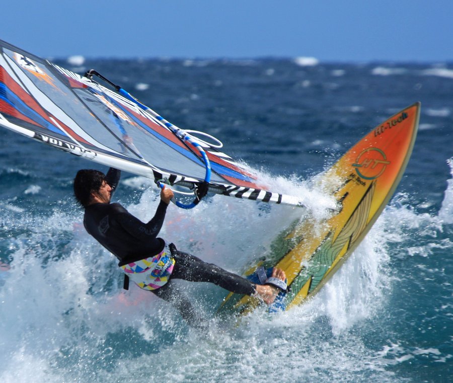 Windsurfing i kitesurfing w El Medano  i El Cabezo, czyli 04.02.2012 na Teneryfie