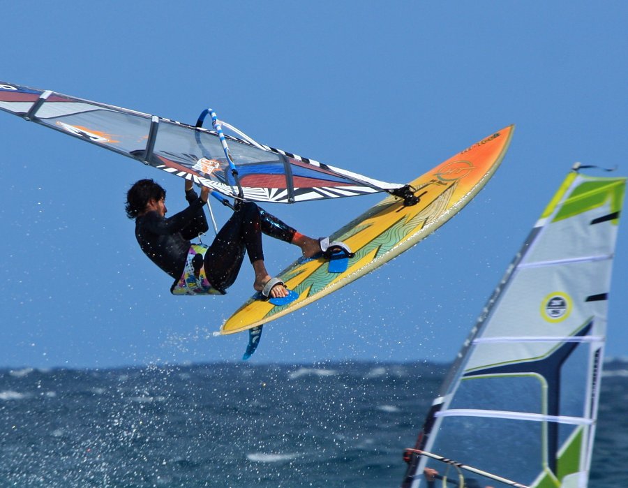 Windsurfing i kitesurfing w El Medano  i El Cabezo, czyli 04.02.2012 na Teneryfie