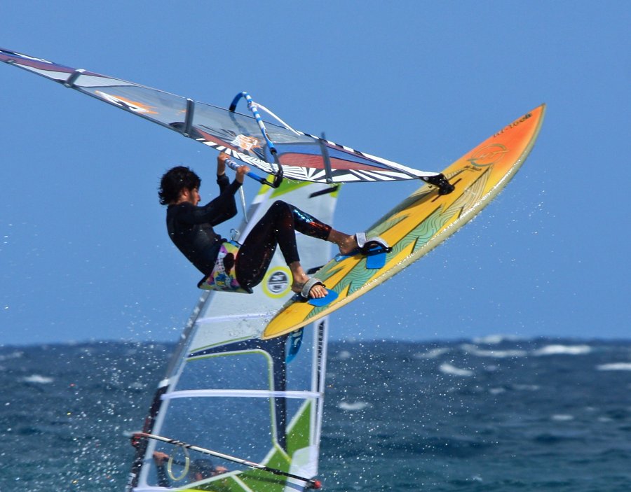 Windsurfing i kitesurfing w El Medano  i El Cabezo, czyli 04.02.2012 na Teneryfie