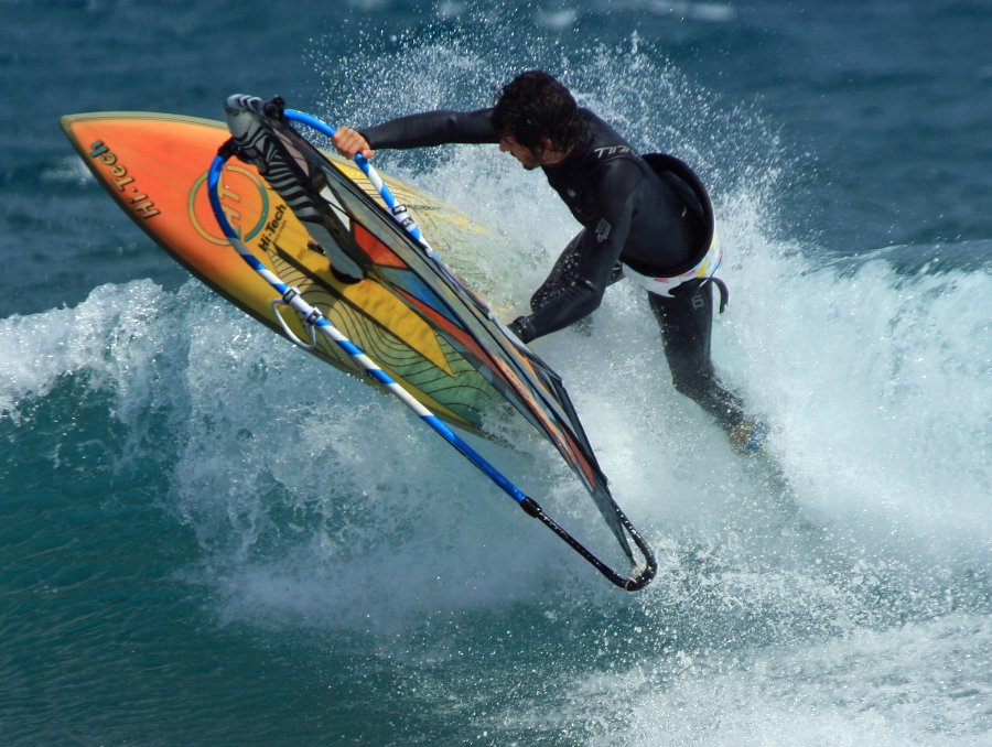 Windsurfing i kitesurfing w El Medano  i El Cabezo, czyli 04.02.2012 na Teneryfie