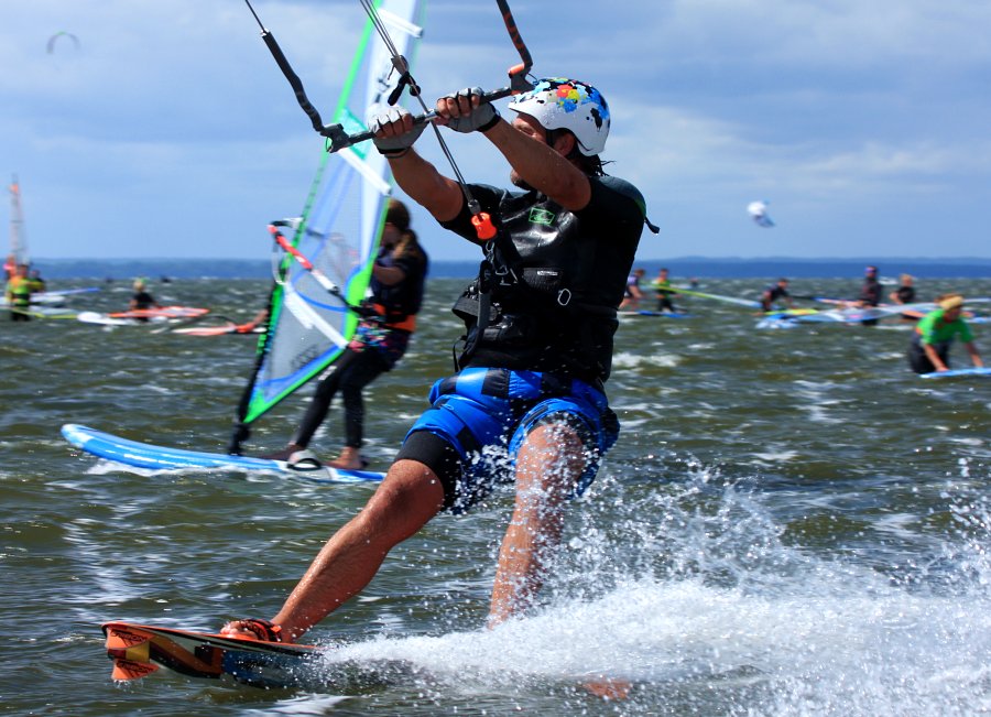 Kitesurfing i windsurfing, czyli 08.08.2012 w Jastarni na Pwyspie Helskim