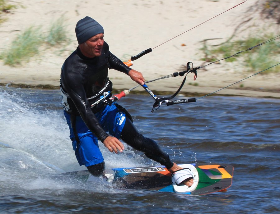 Kitesurfing i windsurfing, czyli 08.08.2012 w Jastarni na Pwyspie Helskim