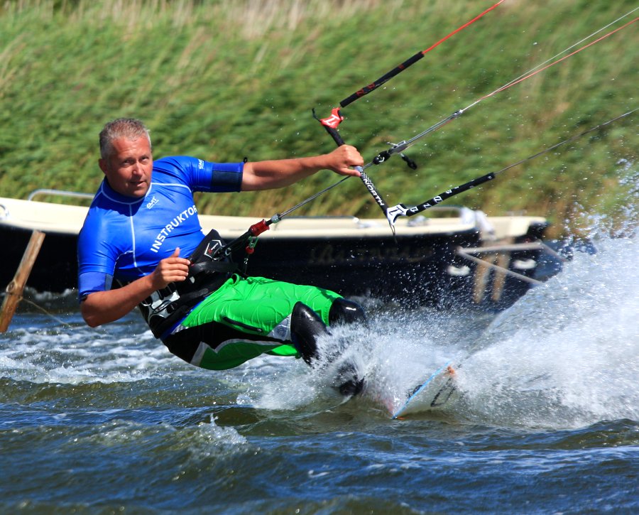 Kitesurfing i windsurfing, czyli 08.08.2012 w Jastarni na Pwyspie Helskim