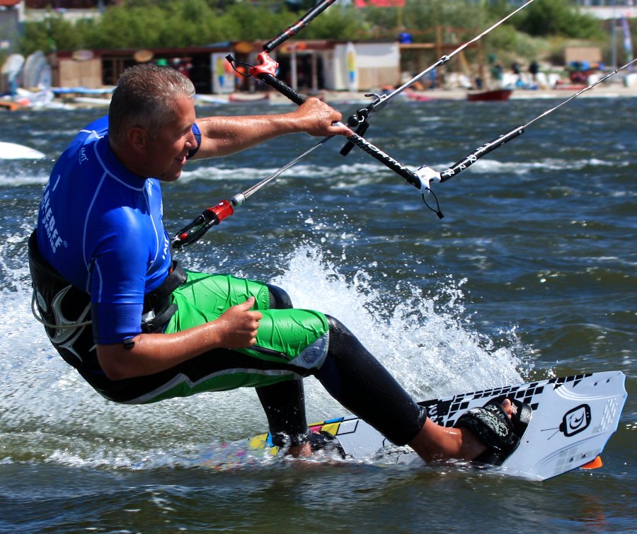 Kitesurfing i windsurfing, czyli 08.08.2012 w Jastarni na Pwyspie Helskim