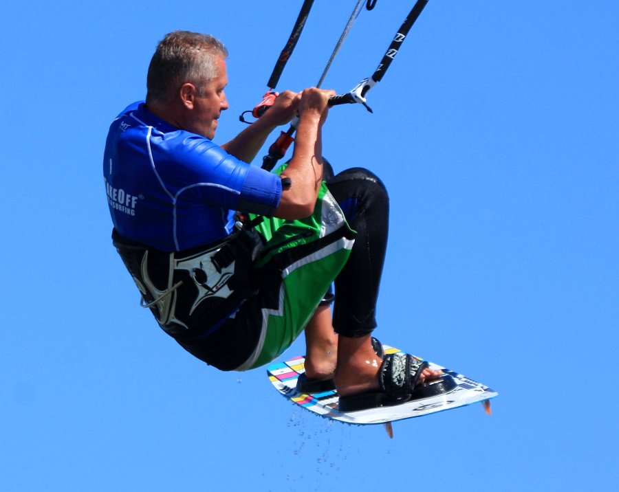 Kitesurfing i windsurfing, czyli 08.08.2012 w Jastarni na Pwyspie Helskim