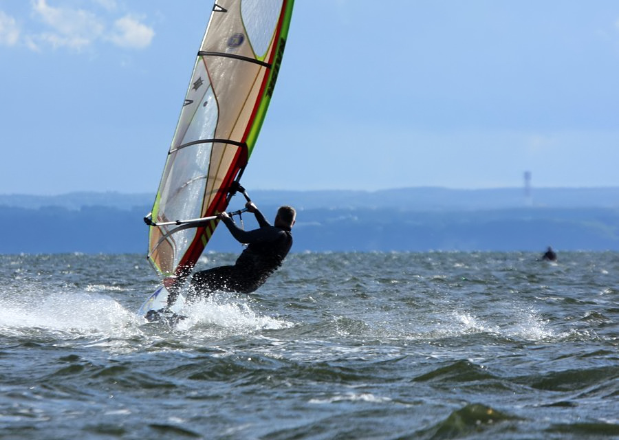 Kitesurfing i windsurfing, czyli 09.08.2012 obok OW AUGUSTYNA w Jastarni na Pwyspie Helskim