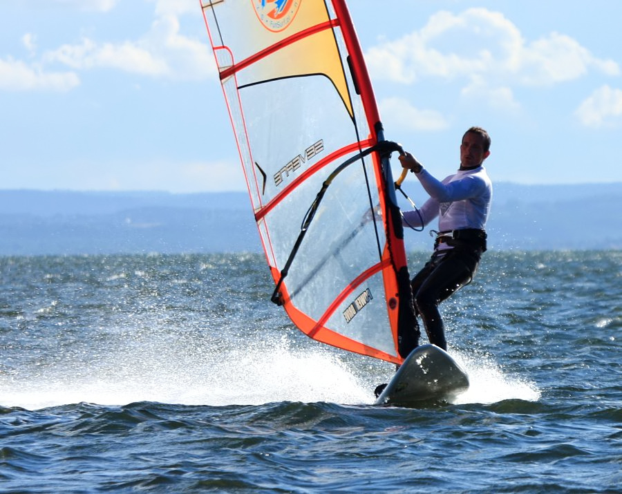 Kitesurfing i windsurfing, czyli 09.08.2012 obok OW AUGUSTYNA w Jastarni na Pwyspie Helskim