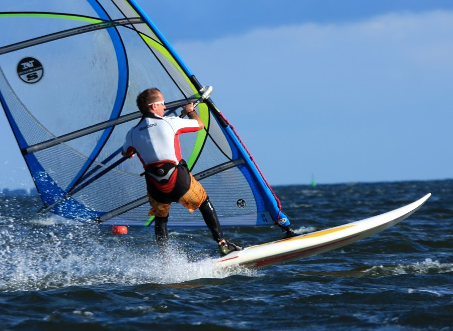 Kitesurfing i windsurfing, czyli 09.08.2012 obok OW AUGUSTYNA w Jastarni na Pwyspie Helskim