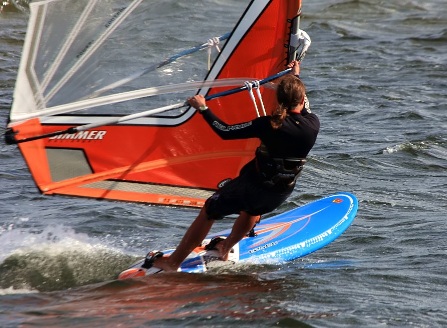 Kitesurfing i windsurfing, czyli 23.08.2012 obok OW AUGUSTYNA w Jastarni na Pwyspie Helskim