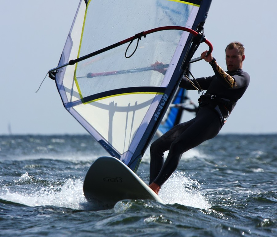 Kitesurfing i windsurfing, czyli 05.09.2012 na play obok OW AUGUSTYNA w Jastarni na Pwyspie Helskim