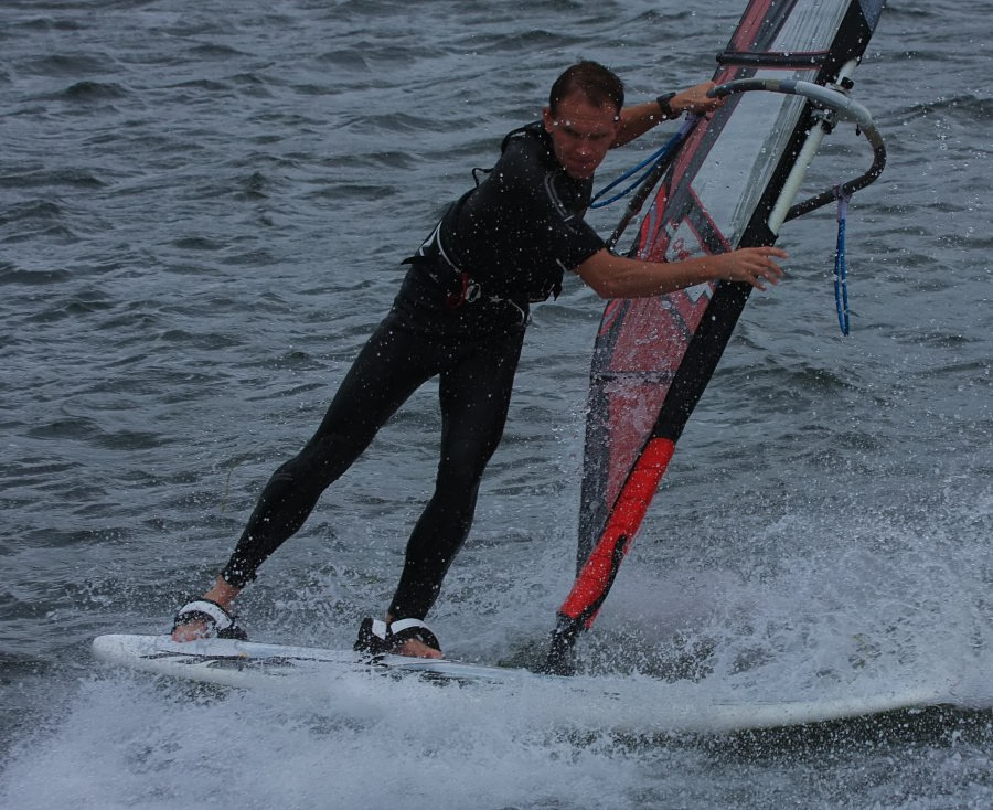 Kitesurfing i windsurfing, czyli 07.09.2012 na play obok OW AUGUSTYNA w Jastarni na Pwyspie Helskim