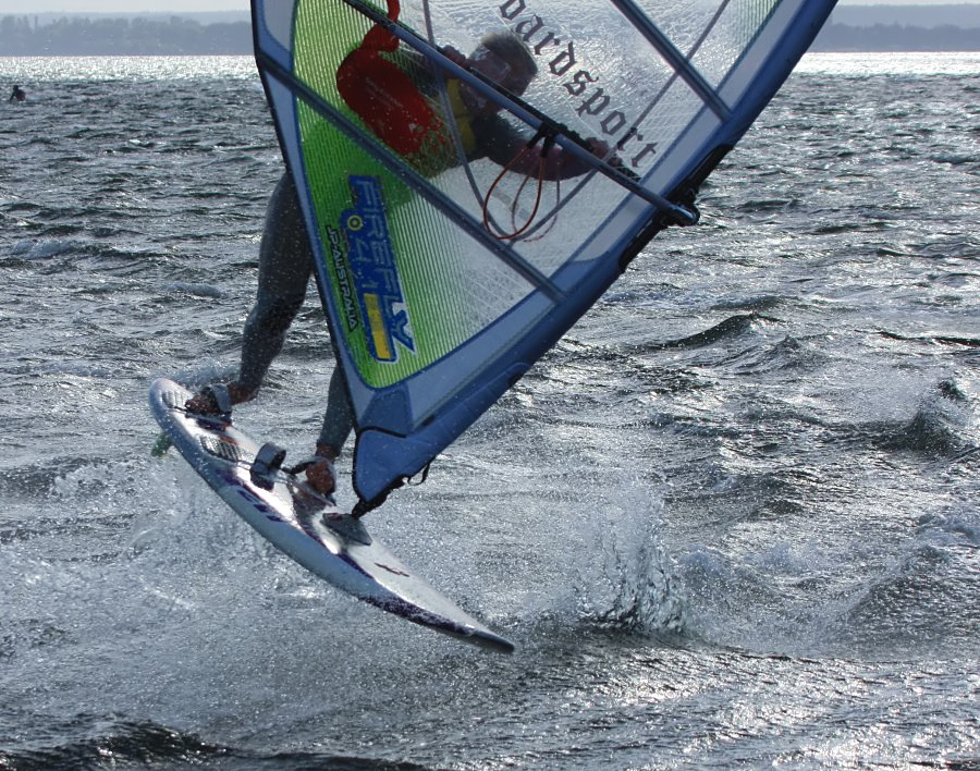 Kitesurfing i windsurfing, czyli 07.09.2012 na play obok OW AUGUSTYNA w Jastarni na Pwyspie Helskim