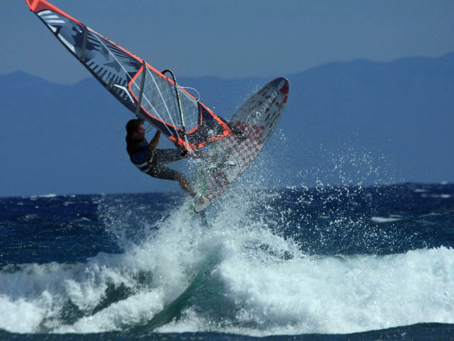 Windsurfing i kitesurfing w El Medano  i El Cabezo, czyli 23.10.2012 na Teneryfie